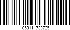 Código de barras (EAN, GTIN, SKU, ISBN): '1069111733725'