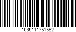 Código de barras (EAN, GTIN, SKU, ISBN): '1069111751552'