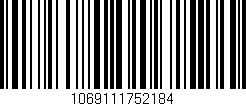 Código de barras (EAN, GTIN, SKU, ISBN): '1069111752184'