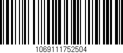 Código de barras (EAN, GTIN, SKU, ISBN): '1069111752504'