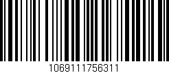 Código de barras (EAN, GTIN, SKU, ISBN): '1069111756311'
