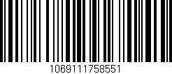 Código de barras (EAN, GTIN, SKU, ISBN): '1069111758551'