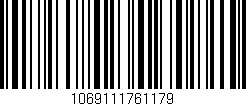 Código de barras (EAN, GTIN, SKU, ISBN): '1069111761179'