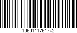 Código de barras (EAN, GTIN, SKU, ISBN): '1069111761742'