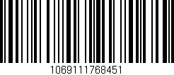 Código de barras (EAN, GTIN, SKU, ISBN): '1069111768451'