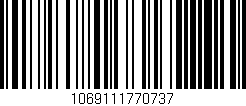 Código de barras (EAN, GTIN, SKU, ISBN): '1069111770737'