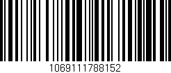 Código de barras (EAN, GTIN, SKU, ISBN): '1069111788152'