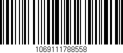 Código de barras (EAN, GTIN, SKU, ISBN): '1069111788558'