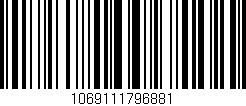 Código de barras (EAN, GTIN, SKU, ISBN): '1069111796881'