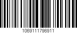 Código de barras (EAN, GTIN, SKU, ISBN): '1069111796911'
