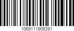 Código de barras (EAN, GTIN, SKU, ISBN): '1069111809291'