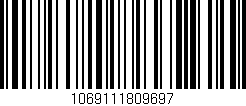 Código de barras (EAN, GTIN, SKU, ISBN): '1069111809697'