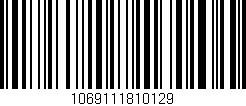 Código de barras (EAN, GTIN, SKU, ISBN): '1069111810129'