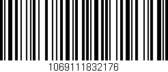 Código de barras (EAN, GTIN, SKU, ISBN): '1069111832176'