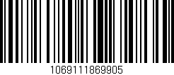 Código de barras (EAN, GTIN, SKU, ISBN): '1069111869905'