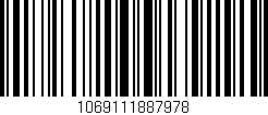 Código de barras (EAN, GTIN, SKU, ISBN): '1069111887978'