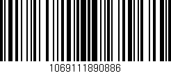 Código de barras (EAN, GTIN, SKU, ISBN): '1069111890886'