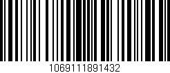 Código de barras (EAN, GTIN, SKU, ISBN): '1069111891432'