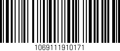 Código de barras (EAN, GTIN, SKU, ISBN): '1069111910171'