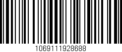 Código de barras (EAN, GTIN, SKU, ISBN): '1069111928688'