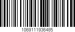Código de barras (EAN, GTIN, SKU, ISBN): '1069111936485'