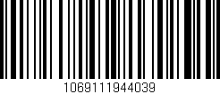 Código de barras (EAN, GTIN, SKU, ISBN): '1069111944039'