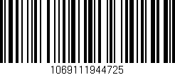 Código de barras (EAN, GTIN, SKU, ISBN): '1069111944725'