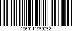 Código de barras (EAN, GTIN, SKU, ISBN): '1069111950252'