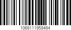 Código de barras (EAN, GTIN, SKU, ISBN): '1069111959484'