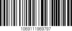 Código de barras (EAN, GTIN, SKU, ISBN): '1069111969797'