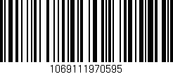 Código de barras (EAN, GTIN, SKU, ISBN): '1069111970595'