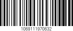 Código de barras (EAN, GTIN, SKU, ISBN): '1069111970632'