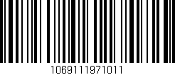 Código de barras (EAN, GTIN, SKU, ISBN): '1069111971011'