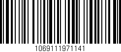 Código de barras (EAN, GTIN, SKU, ISBN): '1069111971141'