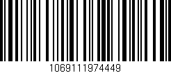 Código de barras (EAN, GTIN, SKU, ISBN): '1069111974449'