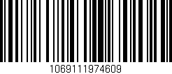 Código de barras (EAN, GTIN, SKU, ISBN): '1069111974609'