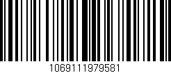 Código de barras (EAN, GTIN, SKU, ISBN): '1069111979581'