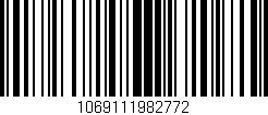Código de barras (EAN, GTIN, SKU, ISBN): '1069111982772'