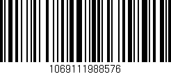 Código de barras (EAN, GTIN, SKU, ISBN): '1069111988576'