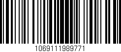Código de barras (EAN, GTIN, SKU, ISBN): '1069111989771'
