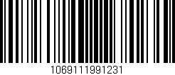 Código de barras (EAN, GTIN, SKU, ISBN): '1069111991231'