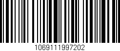 Código de barras (EAN, GTIN, SKU, ISBN): '1069111997202'