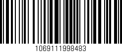 Código de barras (EAN, GTIN, SKU, ISBN): '1069111998483'
