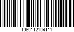 Código de barras (EAN, GTIN, SKU, ISBN): '1069112104111'
