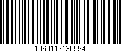 Código de barras (EAN, GTIN, SKU, ISBN): '1069112136594'