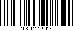 Código de barras (EAN, GTIN, SKU, ISBN): '1069112139816'