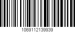 Código de barras (EAN, GTIN, SKU, ISBN): '1069112139939'