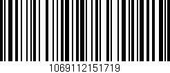 Código de barras (EAN, GTIN, SKU, ISBN): '1069112151719'