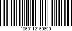 Código de barras (EAN, GTIN, SKU, ISBN): '1069112163699'