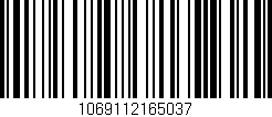 Código de barras (EAN, GTIN, SKU, ISBN): '1069112165037'